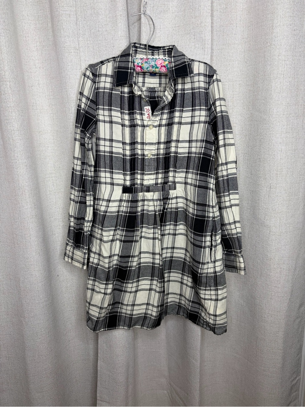 Polo by Ralph Lauren Black & White Plaid Dress